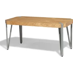 Table basse Orna anthracite et bois clair