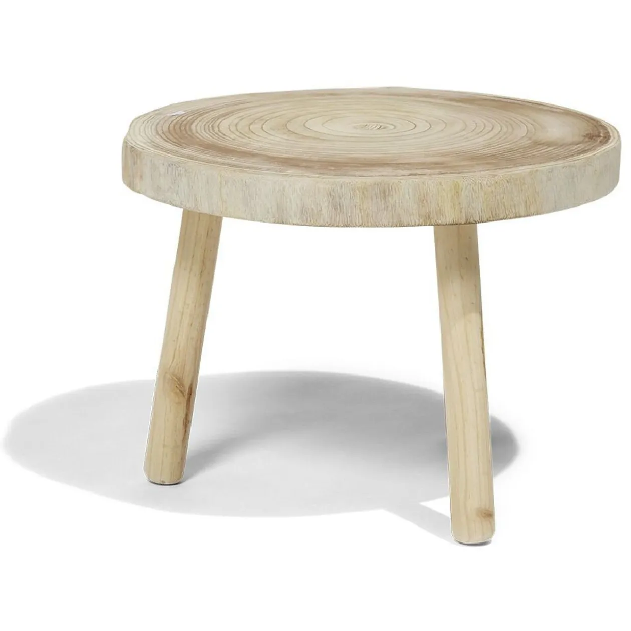 Table basse Rustik Ø54xH42cm bois