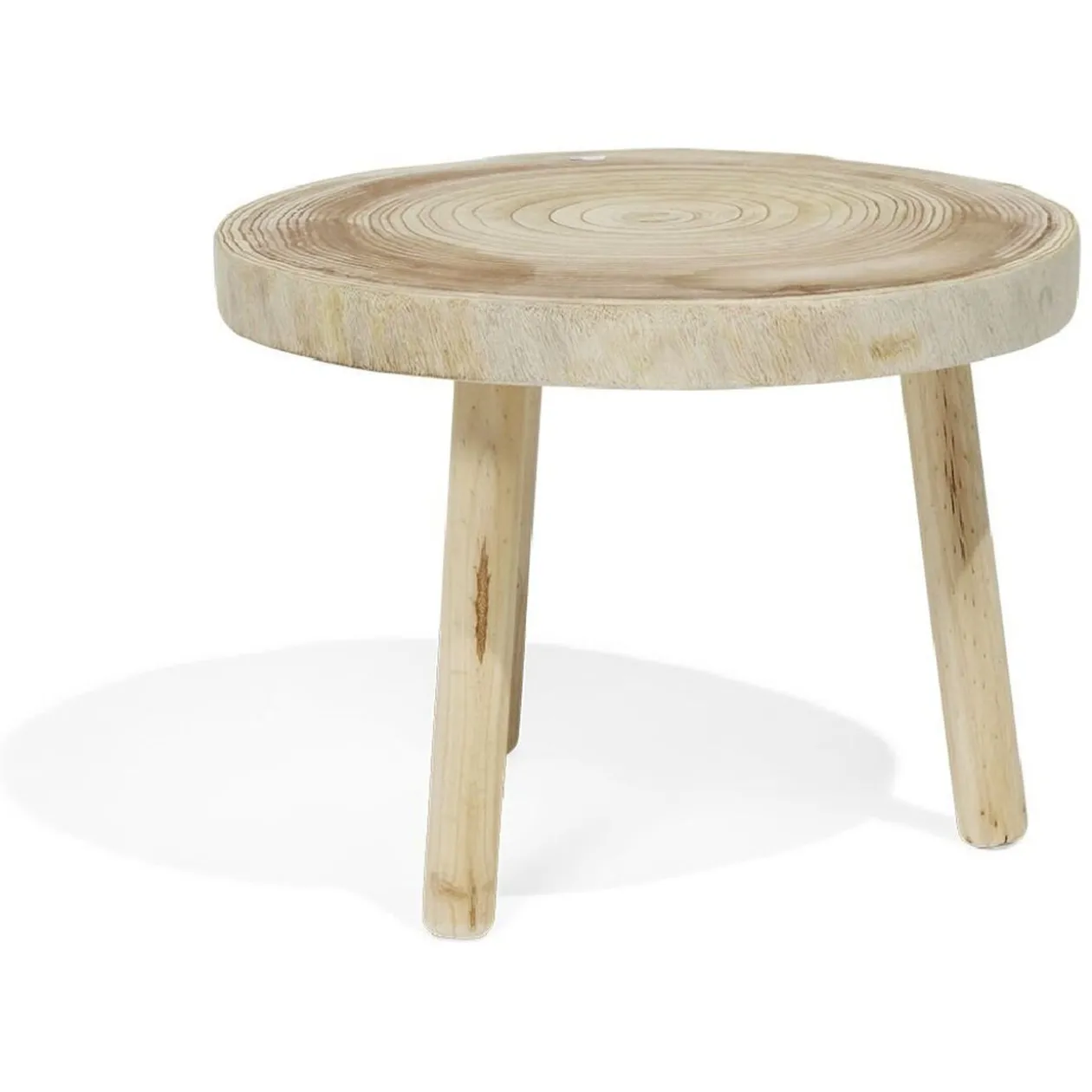 Table basse Rustik Ø54xH42cm bois