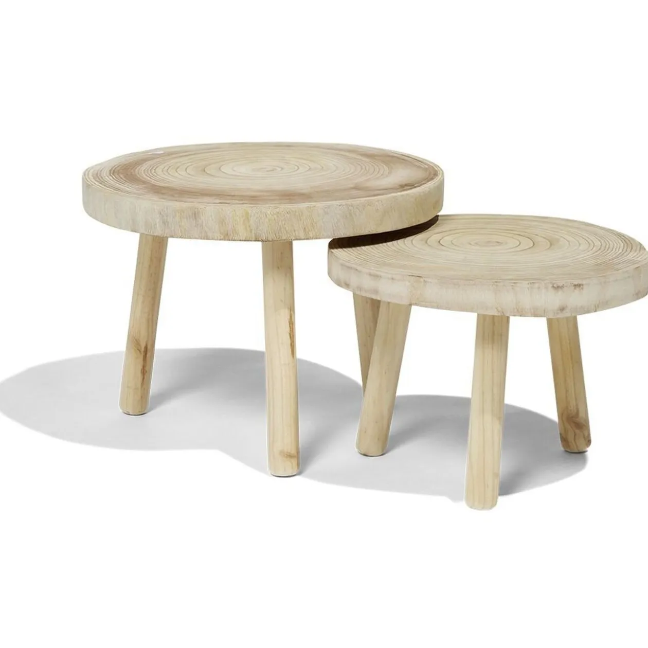 Table basse Rustik Ø54xH42cm bois