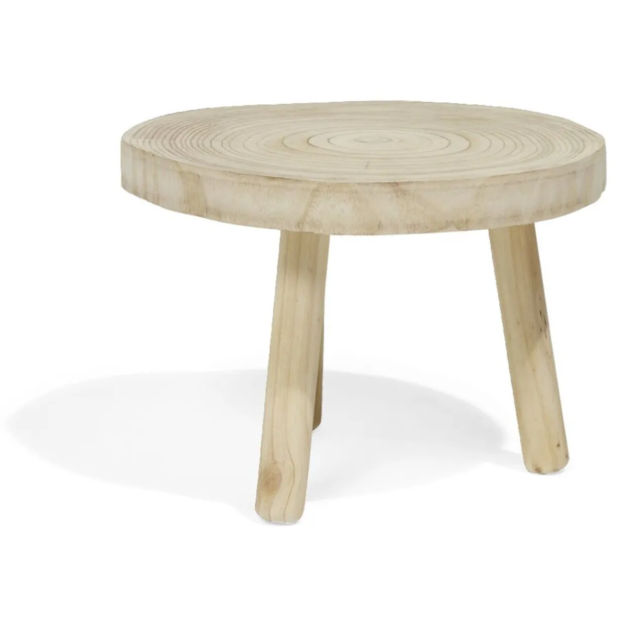 Table basse Rustik Ø46xH35cm bois