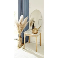 Table d'appoint plateau effet marbre Scarlett 40x40xH45cm