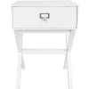 Table de chevet Bergen blanc 1 tiroir
