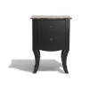 Table de chevet Birmingham noire 2 tiroirs