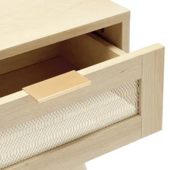 Table de chevet esprit vintage naturel