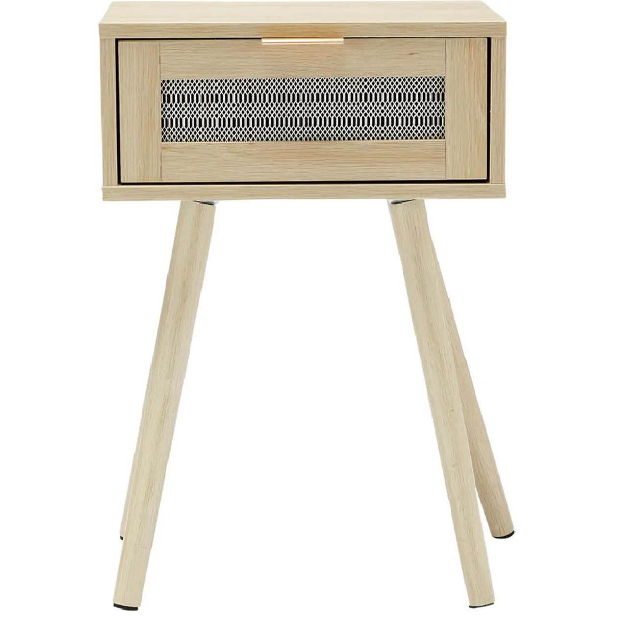 Table de chevet esprit vintage naturel