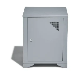 Table de chevet Pittsburgh gris anthracite 1 porte