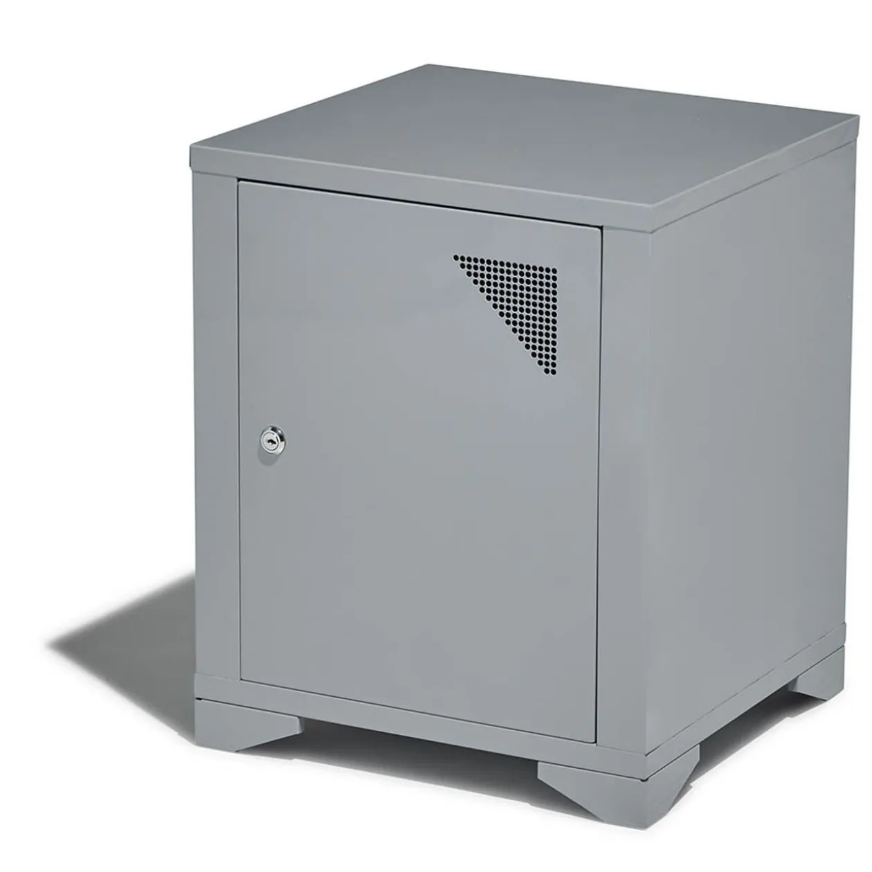 Table de chevet Pittsburgh gris anthracite 1 porte