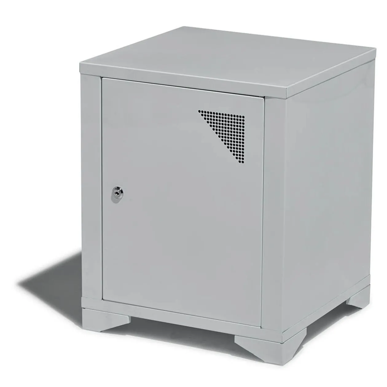 Table de chevet Pittsburgh blanche 1 porte