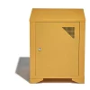 Table de chevet Pittsburgh jaune moutarde 1 porte