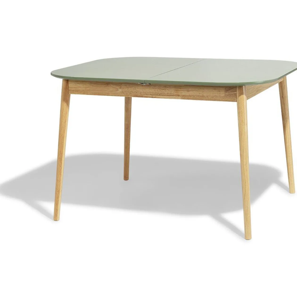 Table extensible 6 à 8 couverts Marty bois et vert olive