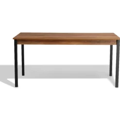 Table repas Chicago naturelle et noire 8 couverts