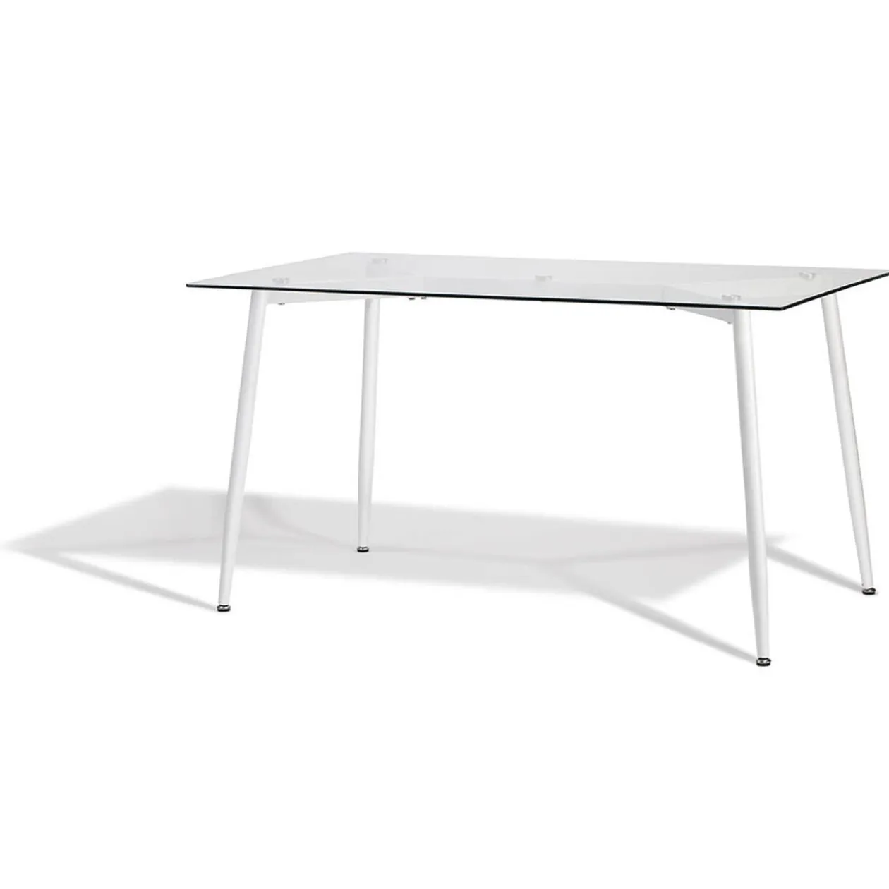 Table repas Gaby blanche 6 couverts