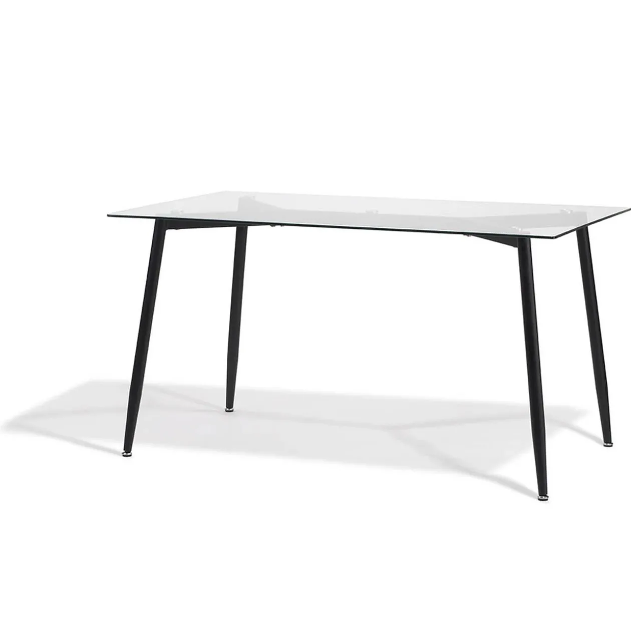 Table repas Gaby noire 6 couverts