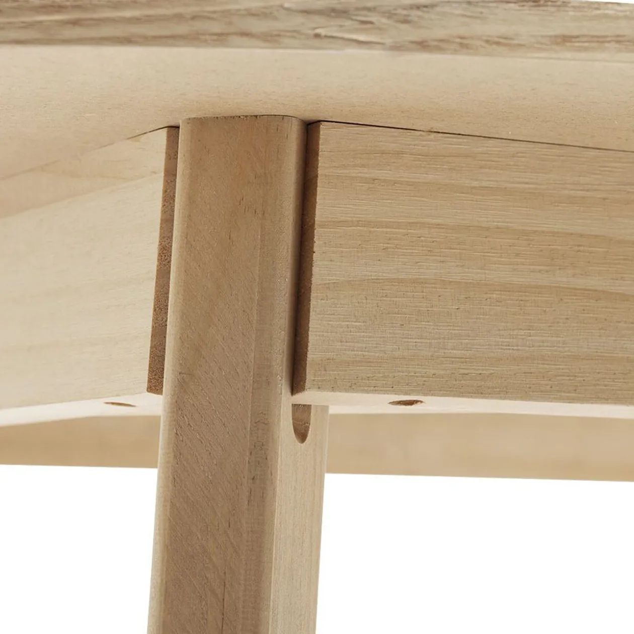 Table repas Sage pin naturel - L120xP80xH77 cm