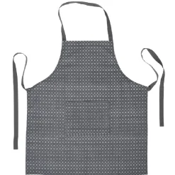 Tablier gris à losanges