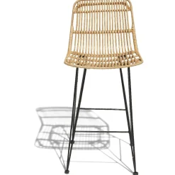 Tabouret de bar Banyan naturel x2