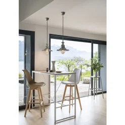 Tabouret de bar Chloé blanc x 2