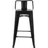 Tabouret de bar métal noir industriel