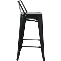 Tabouret de bar métal noir industriel