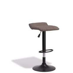 Tabouret de bar rotatif 360° Majestik gris