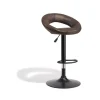 Tabouret de bar rotatif Luna marron