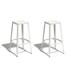 Tabouret de bar Timothy blanc x 2