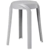 Tabouret Firsty gris Ø26xH46cm