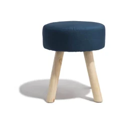 Tabouret Joseph bleu nuit