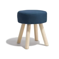 Tabouret Joseph bleu nuit