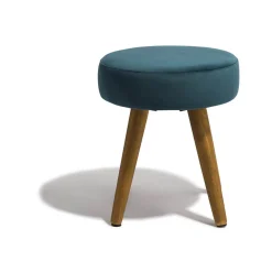 Tabouret Marceau bleu canard