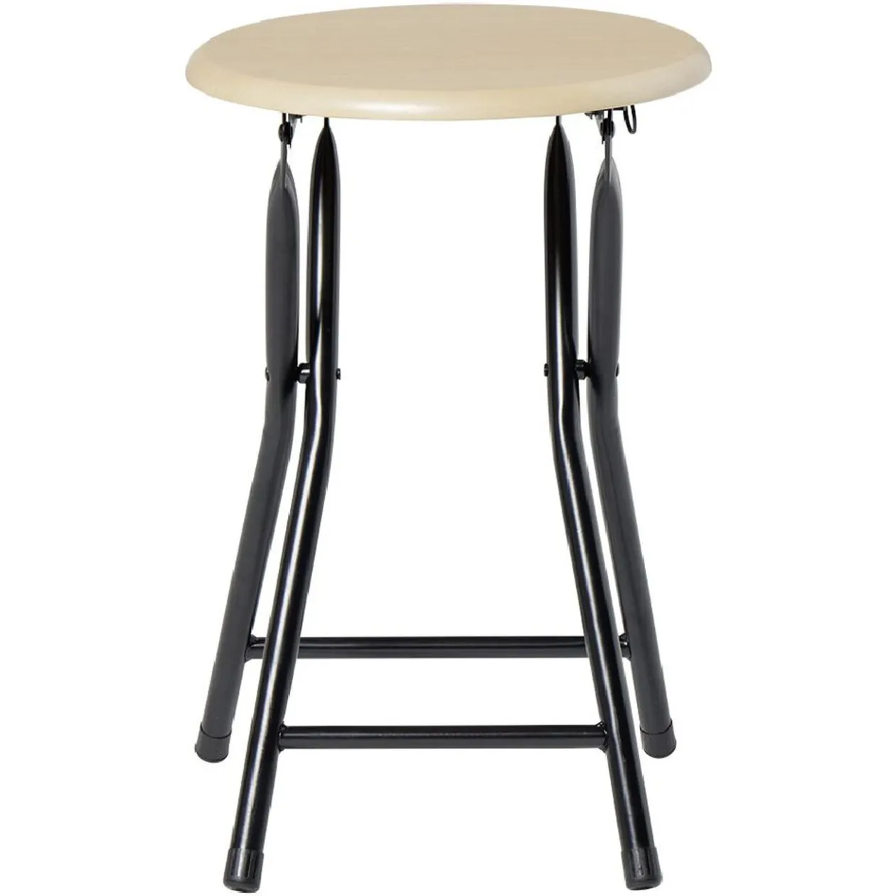 Tabouret pliant Aiden Marron L.30 x P.35 x H.45 cm