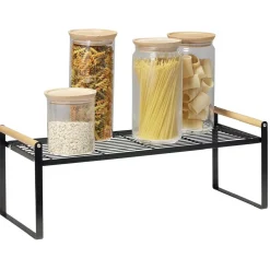 Étagère à poser métal et bois 53x21xH19,5cm