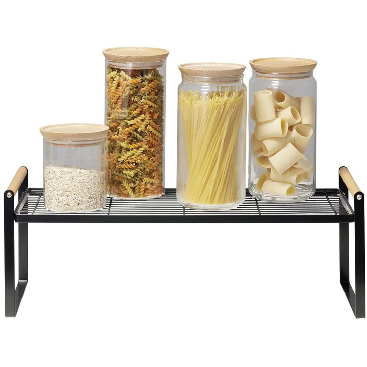 Étagère à poser métal et bois 53x21xH19,5cm