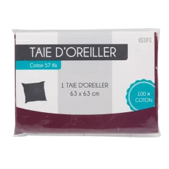 Taie d oreiller violet
