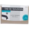 Taie de traversin taupe