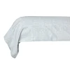 Taie de traversin uni blanc 85xL185cm