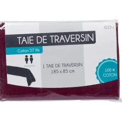 Taie de traversin violet