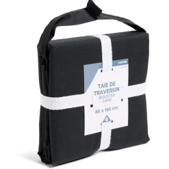 Taie de traversin 85x185cm 100% coton noir