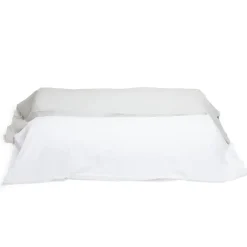 Taie de traversin 85x185cm polycoton blanc