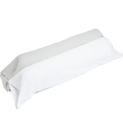 Taie de traversin 85x185cm polycoton gris