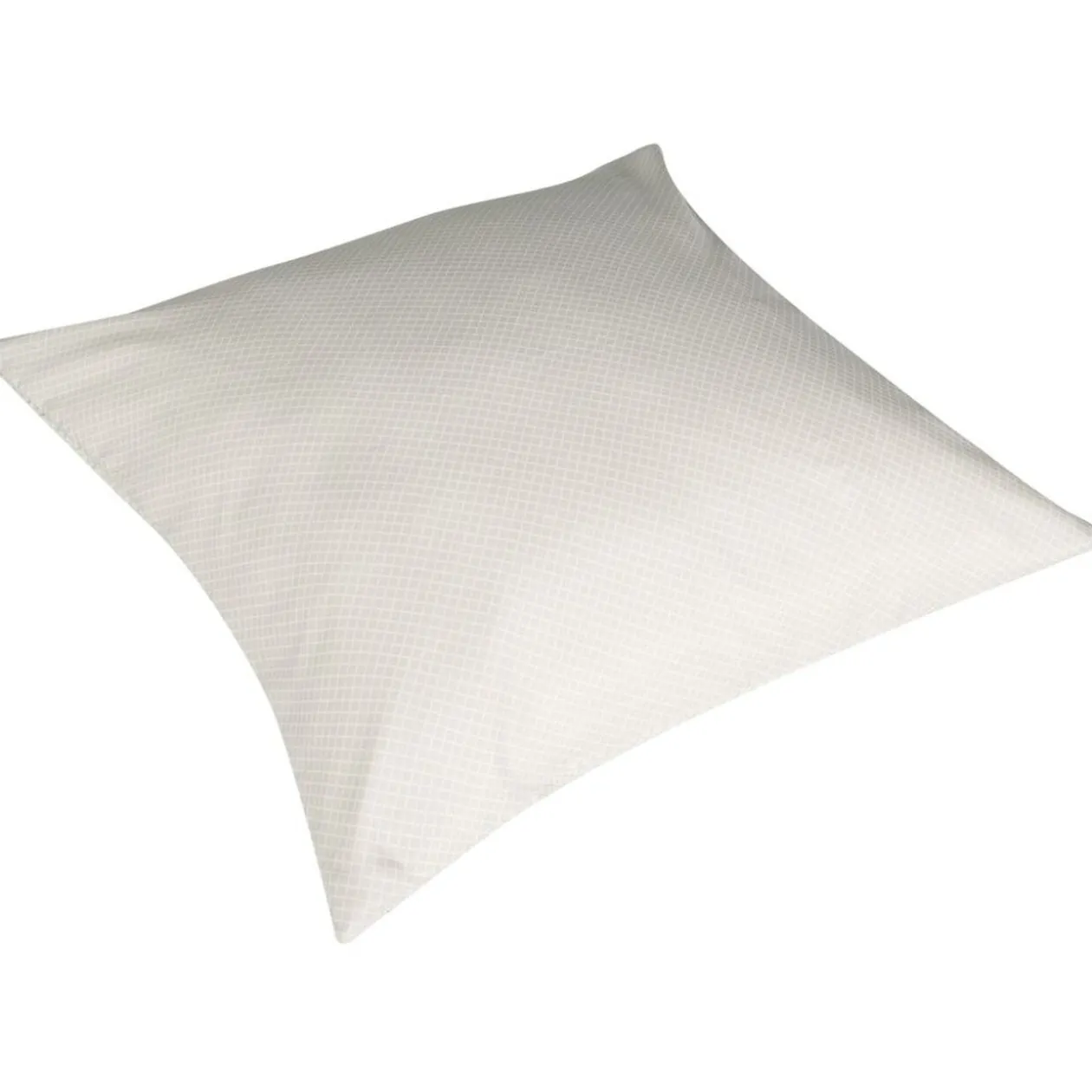 Taie d'oreiller carrée beige blanc imprimé croix X2