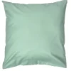Taie d'oreiller carrée unie vert
