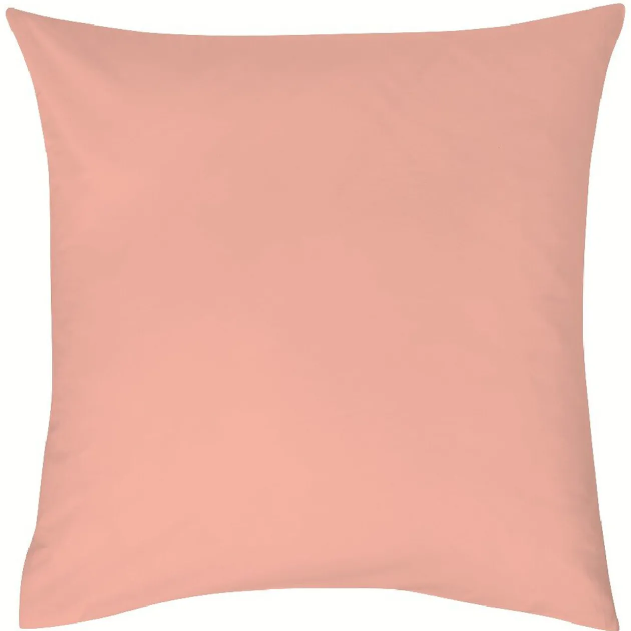 Taie d'oreiller carrée unie x2