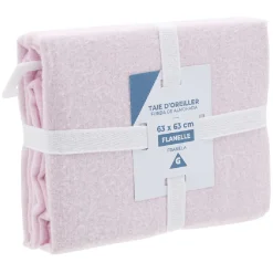 Taie d'oreiller flanelle L63X63 cm