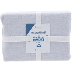 Taie d'oreiller flanelle L50X70 cm