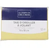 Taie d'oreiller rectangulaire unie jaune