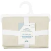 Taie d'oreiller sac en coton beige 63x63 cm