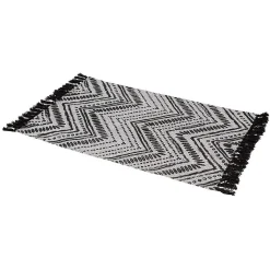 Tapis à franges rectangulaire imprimé 60x90 cm