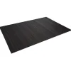 Tapis bambou gris foncé